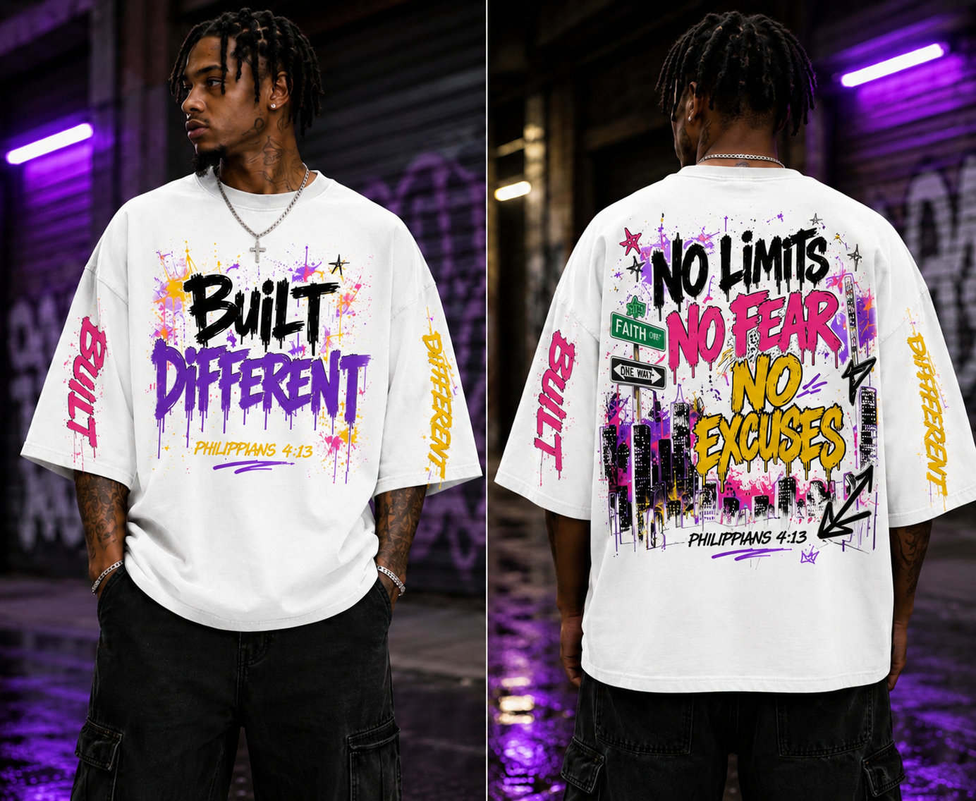 BUILT DIFFERENT™ Oversized Drop Shoulder Tee